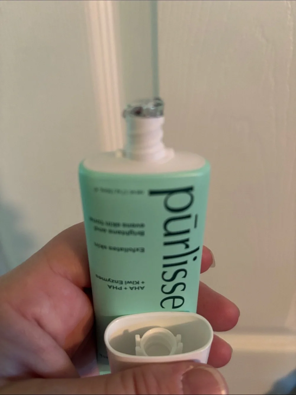 purlisse Light Green AHA + PHA Flash Facial Exfoliating Mask